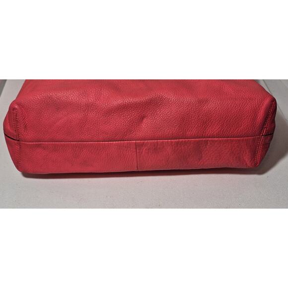 Kate Spade Elliot Grey Street Leather Tote Bag Purse In Hot Rose Pink Large - Picture 8 of 13